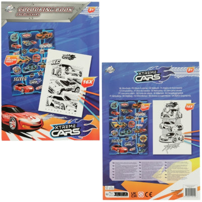 Licentie kleurboek a4 met stickers 4 assorti | 36 stuks