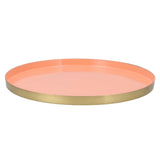 Daan kromhout dienblad marrakech perzik goudkleurig 40 cm | 4 stuks - afbeelding 1