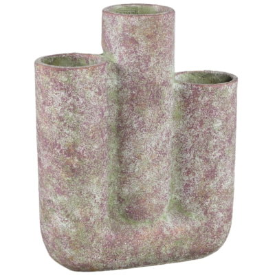 Ptmd vaas pipes paars 35 cm | 4 stuks