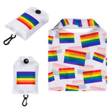 Out of the blue opvouwbare tas regenboog 39 x 56 cm | 24 stuks - afbeelding 2