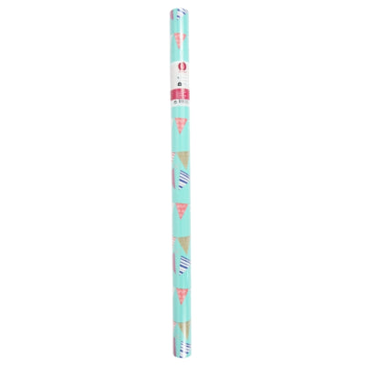 Cadeaupapier vlaggen 200 x 70 cm | 50 stuks