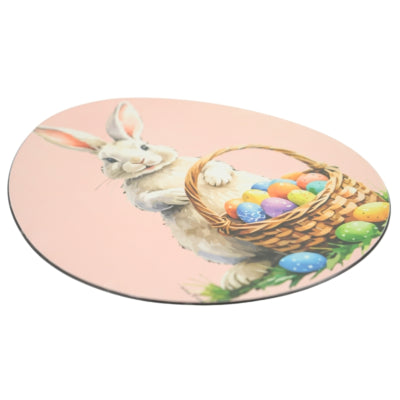 Decoratie bord paasei pastel 35 cm b-keus | 36 stuks