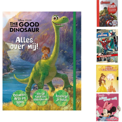 Licentie teken- geheimen- leesboek 5 assorti | 10 stuks