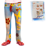 Stretch legging flower power kinderen | 24 stuks - afbeelding 1