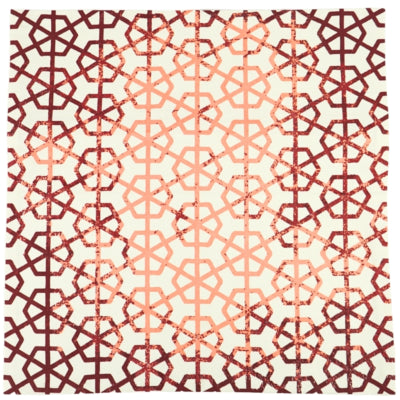 Fair trade kussenhoes oosters oranje 45 x 45 cm | 12 stuks
