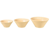 J-line kom perzik 20 cm set van 3 | 6 stuks - afbeelding 2