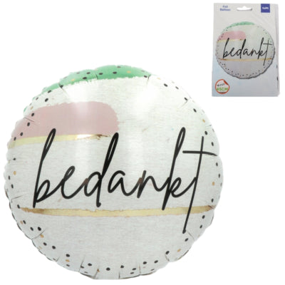 Folat folie balloon bedankt 45 cm | 25 stuks