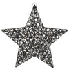 Countryfield kerstster lille l led op batterij zwart 50 cm | 6 stuks