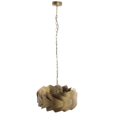 Ptmd hanglamp arix messingkleurig 52 cm | 2 stuks