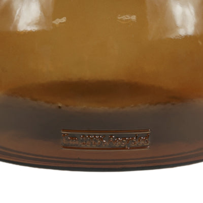 Vaas gerecycled glas bruin 34 cm | 2 stuks