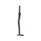 Kandelaar zwanenpoot koperkleurig 30 cm | 6 stuks - afbeelding 2