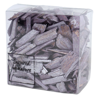 Deco houtsnippers 30-50 mm paars 165 gr | 12 stuks