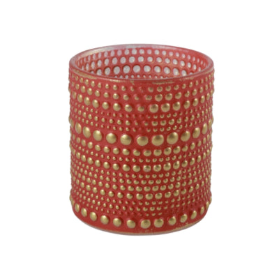 Countryfield theelichthouder hailey s rood 8 cm | 24 stuks