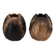 Daan kromhout vaas toulon zwart goud 10 cm 2 assorti | 12 stuks - afbeelding 1