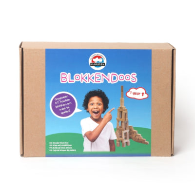 Nijhuis blokkendoos hout 33 cm | 6 stuks