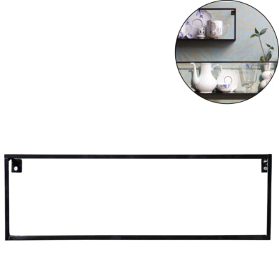 Woood wandrek metaal zwart 50 cm | 6 stuks