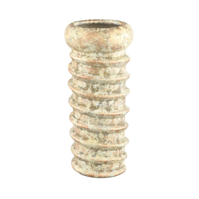 Ptmd bloempot zero swirl crème hoog m 50 cm | 2 stuks