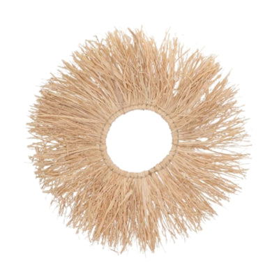 Daan kromhout wanddecoratie raffia boho ring 62 cm | 10 stuks