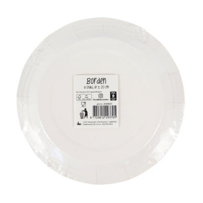 Wegwerp borden voorjaar papier 20 cm 8 stuks | 48 stuks