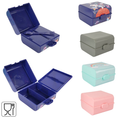 Lunchbox 14 cm 4 assorti b-keus | 18 stuks