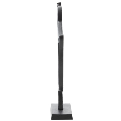 Light living beeld face zwart 45 cm | 4 stuks