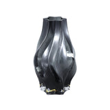 Ptmd vaas florence zwart 24 cm | 4 stuks - afbeelding 1
