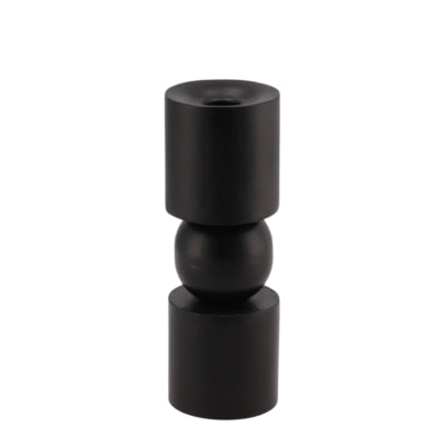 Daan kromhout kandelaar dobra zwart 18 cm | 4 stuks