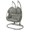(r) egg chair hangstoel palermo grijs 196 cm