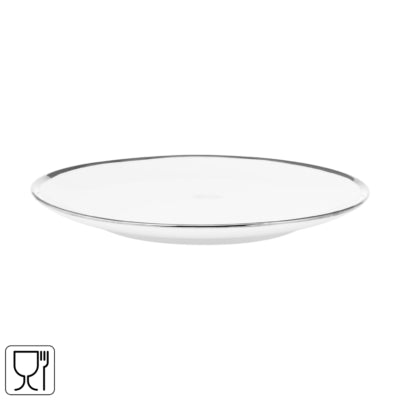Vtwonen dinerbord white silver 25,5 cm | 12 stuks