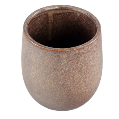 Ptmd bloempot freja s bruin 13 cm | 12 stuks