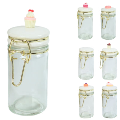Voorraadpot met deksel 50 ml 7 assorti b-keus | 36 stuks