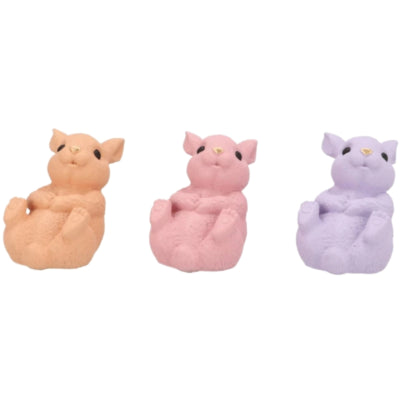 Daan kromhout beeld rabbit belly pastel 12 cm 3 assorti | 12 stuks