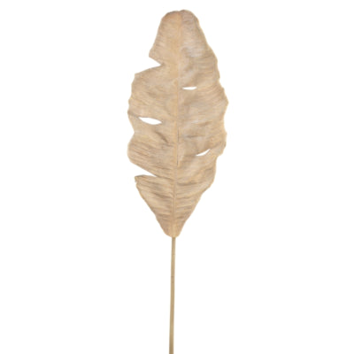 Ptmd kunsttak bird of paradise beige 90 cm | 6 stuks