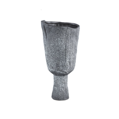 Ptmd bloempot nirah s antraciet 35 cm | 4 stuks