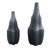 Ptmd vaas robbin grijs s 38 cm | 2 stuks