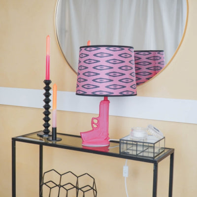 Housevitamin lampenkap kelim roze 30 cm | 6 stuks