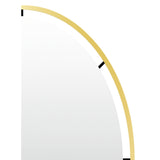 Len-fra wandspiegel salem goudkleurig 80 cm | 2 stuks - afbeelding 2