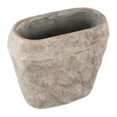 Ptmd bloempot lourdes crème 40 cm | 2 stuks