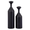 Ptmd kandelaar yanou l aluminium zwart 29 cm | 4 stuks
