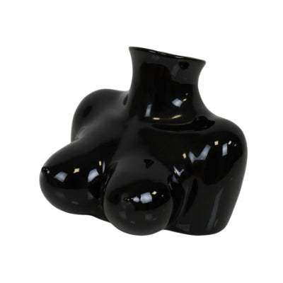 Housevitamin vaas breasts zwart 15 cm | 6 stuks