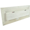 Wanddecoratie wood whitewash 51,5 cm | 15 stuks