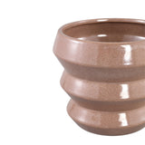 Ptmd bloempot tims m bruin 13 cm | 12 stuks - afbeelding 2