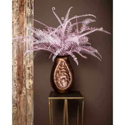 Ptmd kunsttak fern roze 102 cm | 12 stuks