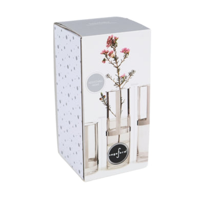 Sagaform vaas hold zilverkleurig 15 cm | 6 stuks