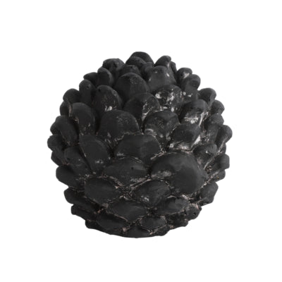 Countryfield beeld dennenappel donato s zwart 11 cm | 8 stuks