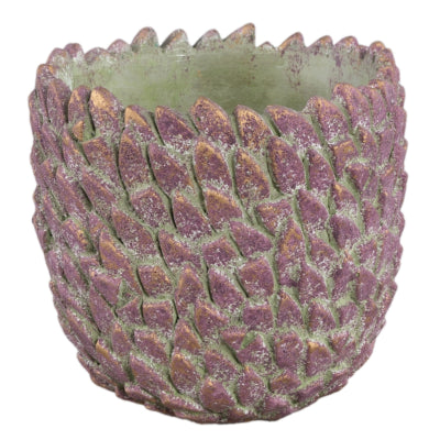 Ptmd bloempot storma l paars 17 cm | 8 stuks