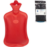 Relaxdays warmwater kruik rood 2 l | 6 stuks - afbeelding 1