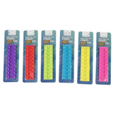Fidget toy pop-it 16 cm 6 assorti | 48 stuks - afbeelding 2