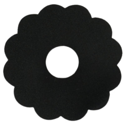 Stjernsund kaarsenring loua bloem zwart mat 9,3 cm | 48 stuks