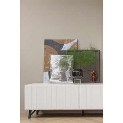 Woood vaas jaxx zwart transparant 26 cm | 6 stuks